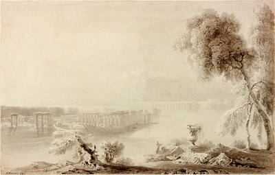 Landscape, Classical Composition by John Martin